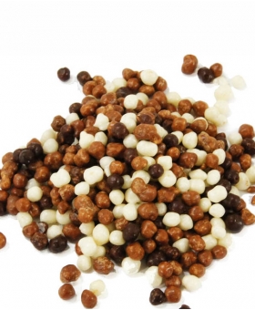 POSYPKA KULKI MICRO CZEKOLADOWE BIAŁA-MLECZNA-DESEROWA 1 KG